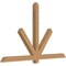 Ekena Millwork Kennewick Timber Gable Bracket, Western Red Cedar, 72"W x 45"H x 3 1/2"D x 3 1/2"F, 15/12 Pitch GBW072X45X0404KEN00SWR - alternate 5